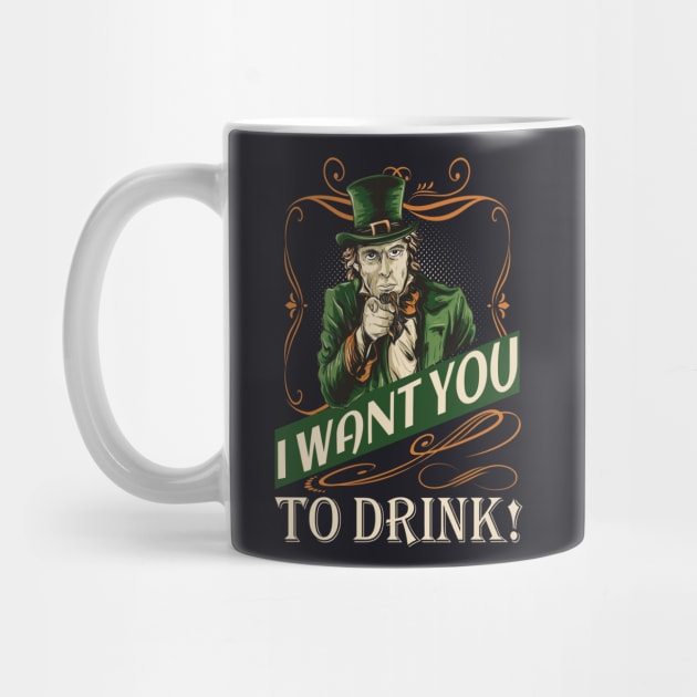 Drink funny St. Patrick’s Day Meme Slogan by Foxxy Merch